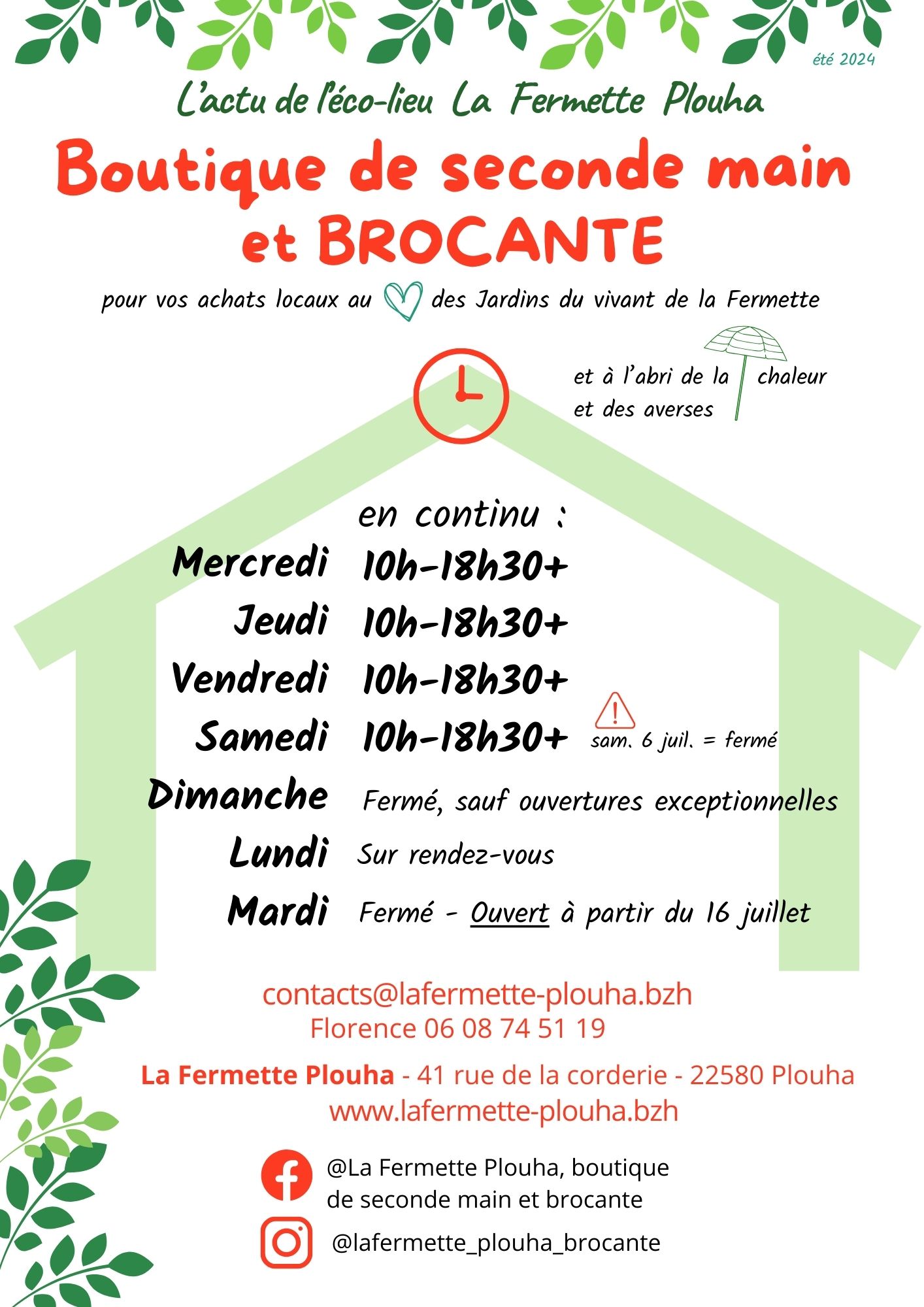 Horaires-Brocante-Ecolieu-LaFermettePlouha