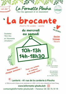 Horaires de la brocante-été 2025